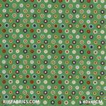 Jersey Cotton Star In Bulb Green Printed Cotton Jersey