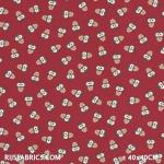 Chidren Fabrics Jersey -  Little Owl Cardinal Printed Cotton Jersey