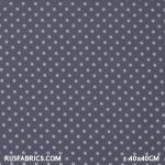 Jersey Dots 8mm Dark Gray / Light Gray Dots Cotton Jersey