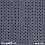 Jersey Dots 8mm Grey / Navy Dots Cotton Jersey
