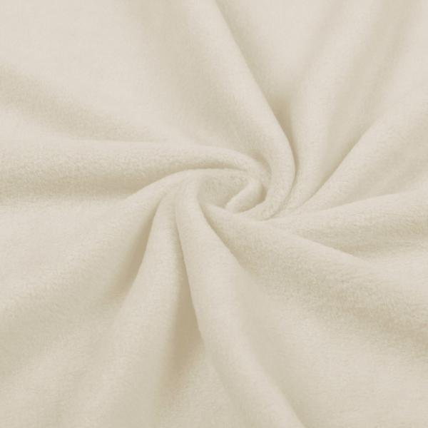 Fleece Thick Quality Off-White Fleece Fabric Thick Quality