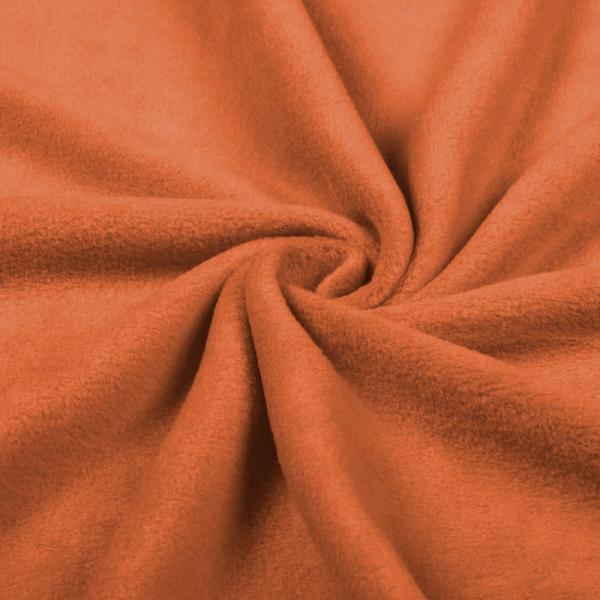 Fleece Thick Quality Brick Orange Fleece Fabric Thick Quality