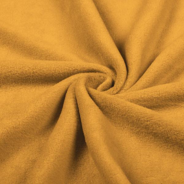 Fleece Thick Quality Ocher Fleece Fabric Thick Quality