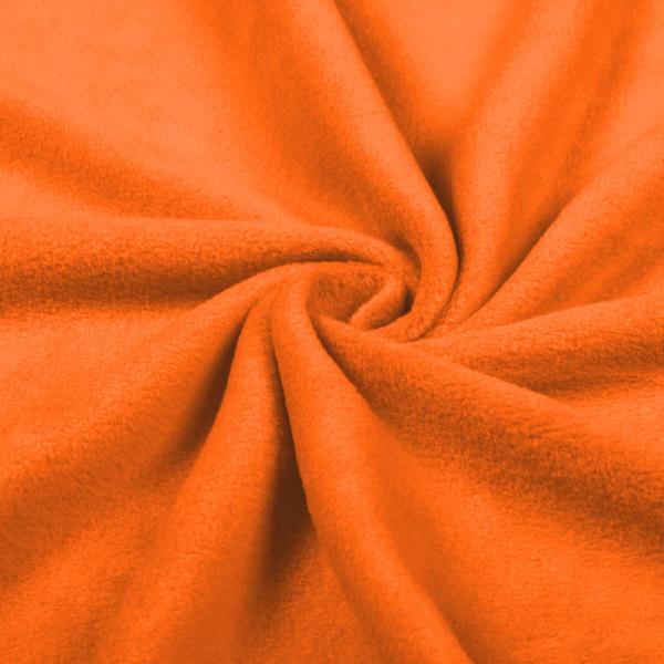 Fleece Thick Quality Orange Fleece Fabric Thick Quality