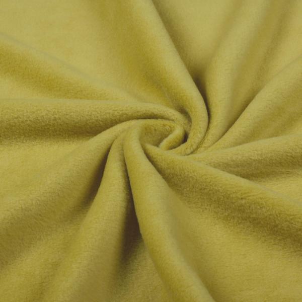 Fleece Thick Quality Ocher Yellow Fleece Fabric Thick Quality