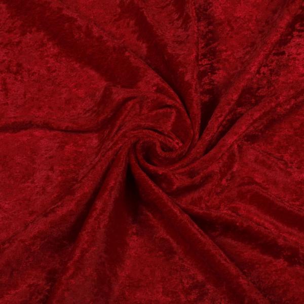 Panne Velvet Fabric Dark Red Panne Velvet Fabric