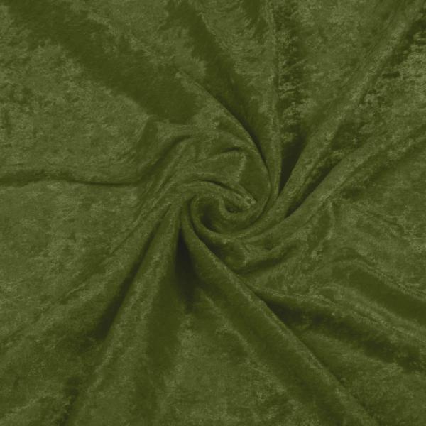 Panne Velvet Fabric Olive Green Panne Velvet Fabric