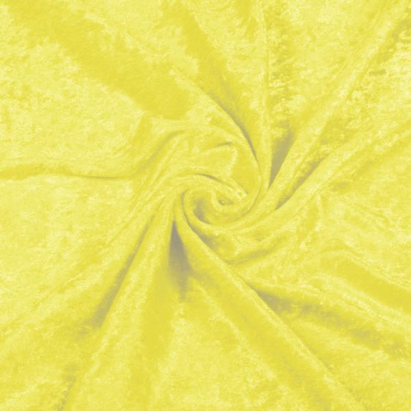 Panne Velours Lemon Panne Velvet Fabric
