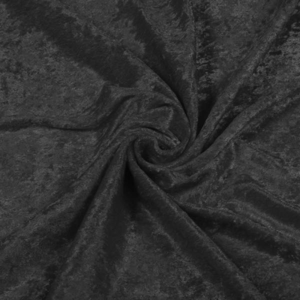Panne Velvet Fabric Dark Grey Panne Velvet Fabric