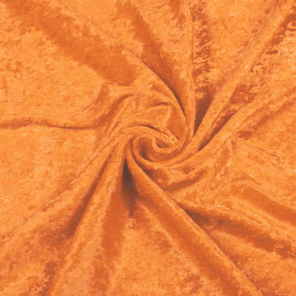 Panne Velvet Fabric Fluor Orange Panne Velvet Fabric