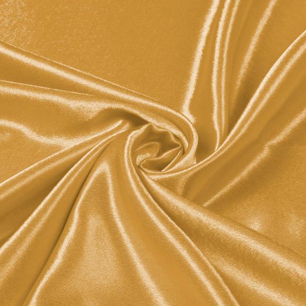Crepe Satin Gold Satin Crêpe Fabric