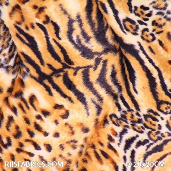 Velboa Tiger / Jaguar Velboa Fabric