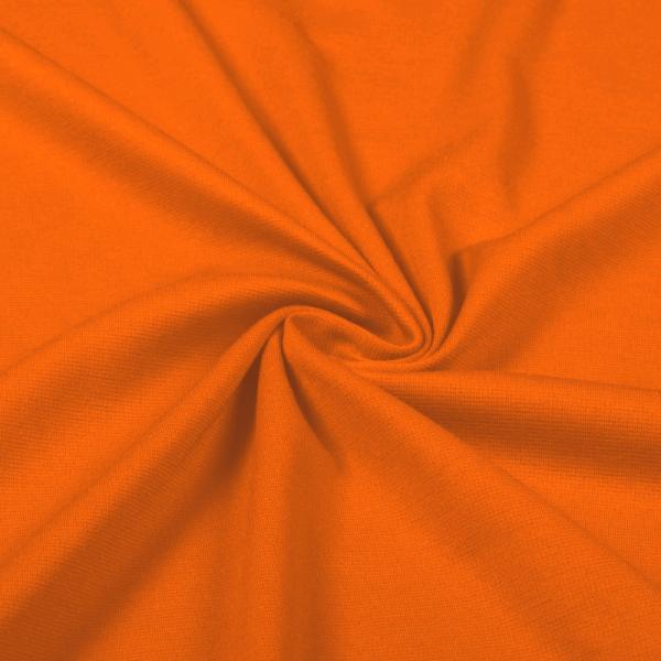 Heavy Jersey Orange Jersey Knit Fabric Heavy Weight