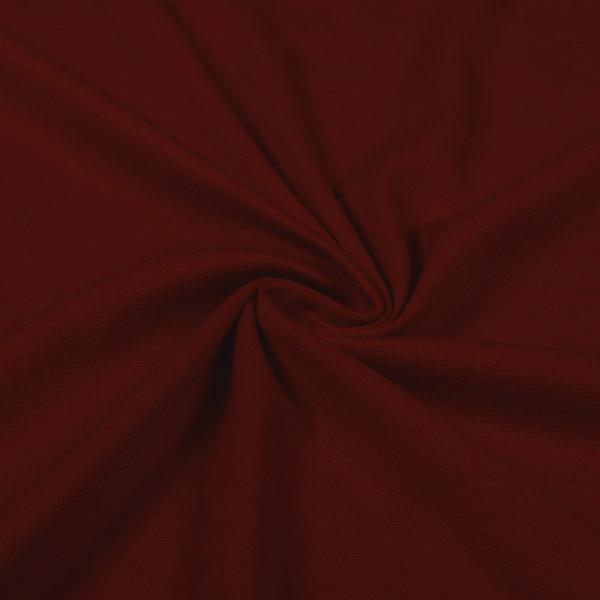 Heavy Jersey Dark Red Jersey Knit Fabric Heavy Weight