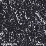 Jersey Fabric - Leopard Grey Printed Jersey Fabric Punta Quality