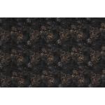 Jersey Fabric - Paisley Print Brown Printed Jersey Fabric Punta Quality