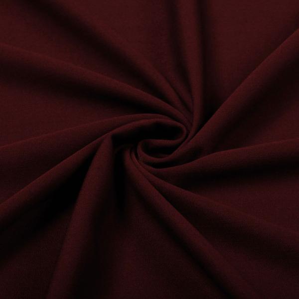 Wool Touch Dark Red Gabardine Fabric