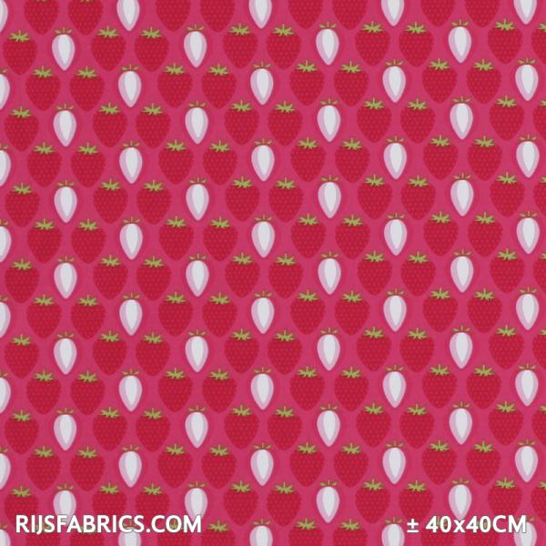 Child Fabric – Strawberry Fuchia Child Fabric Cotton