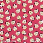 Child Fabric – Owl Fuchsia Child Fabric Cotton