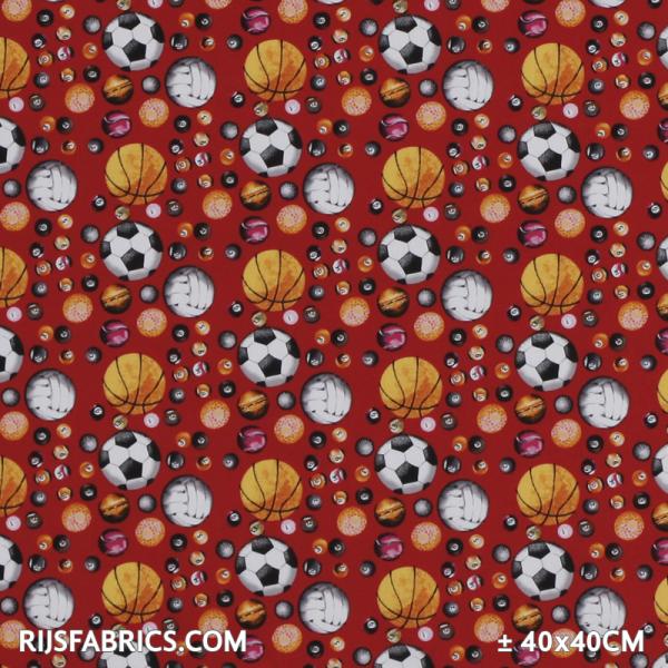Child Fabric – Sport Red Child Fabric Cotton
