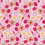 Cotton Prints - Flowers With Leaf Pink Cotton Poplin Printed