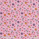 Child Fabric – Cupcake Pink Child Fabric Cotton