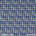 Child Fabric – Glass In Lead Navy Child Fabric Cotton