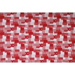 Child Fabric – Patchwork Fabric Red White Child Fabric Cotton