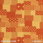 Child Fabric – Patchwork Fabric Yellow Orange Child Fabric Cotton