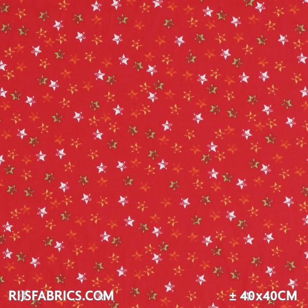 Child Fabric - Stars Red Child Fabric Cotton