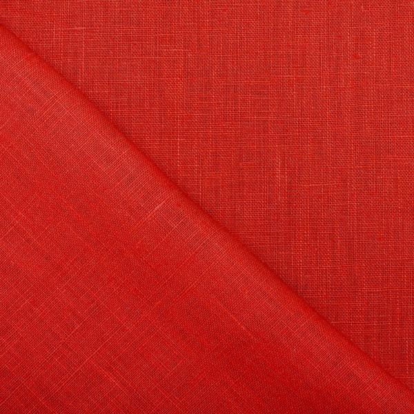 Linen Fabric Red Linen Fabric Washed