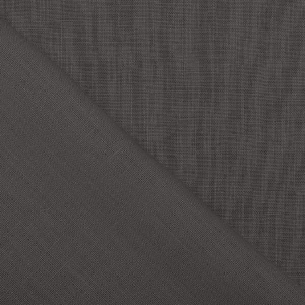 Linen Fabric Dark Grey Linen Fabric Washed
