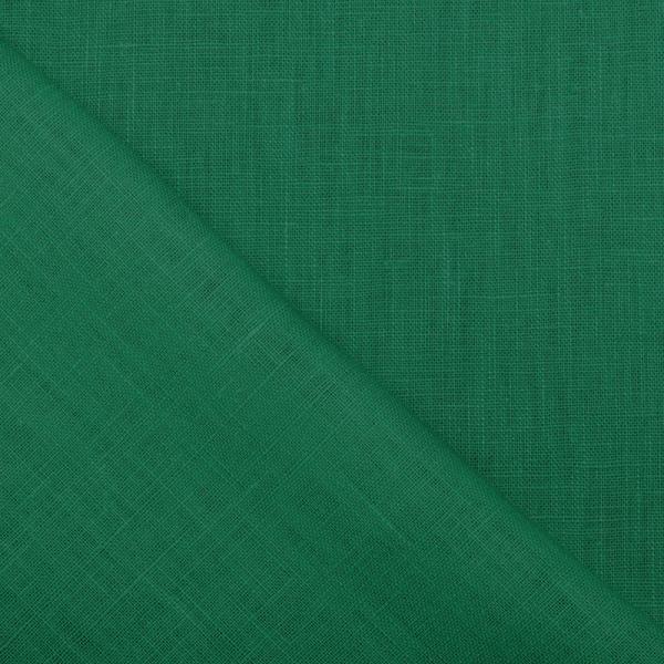 Linen Fabric Turquoise Green Linen Fabric Washed
