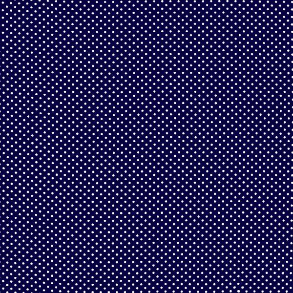 Polka Dot Fabric Navy / White 2mm Dots 2 mm