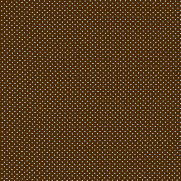Polka Dot Fabric Brown / Light Blue 2mm Dots 2 mm