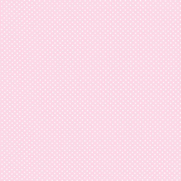 Polka Dot Fabric Pink / White 2mm Dots 2 mm