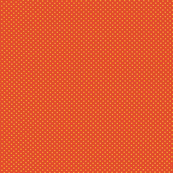 Polka Dot Fabric Orange / Yellow 2mm Dots 2 mm