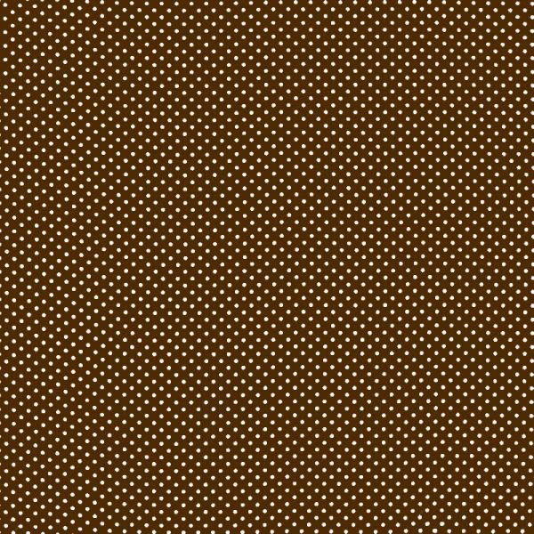Polka Dot Fabric Brown / White 2mm Dots 2 mm