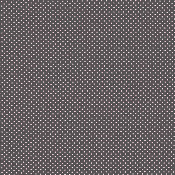 Polka Dot Fabric Grey / Pink 2mm Dots 2 mm