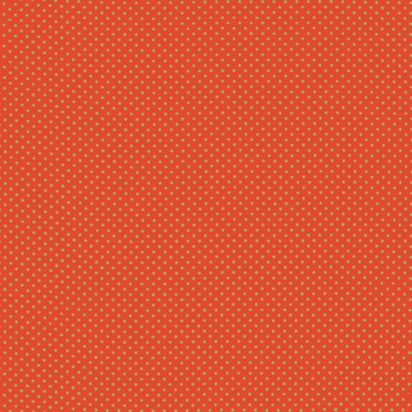 Polka Dot Fabric Orange / Lime 2mm Dots 2 mm