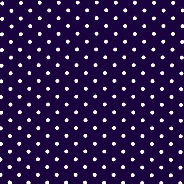 Polka Dot Fabric Purple / White 7mm Dots 7 mm