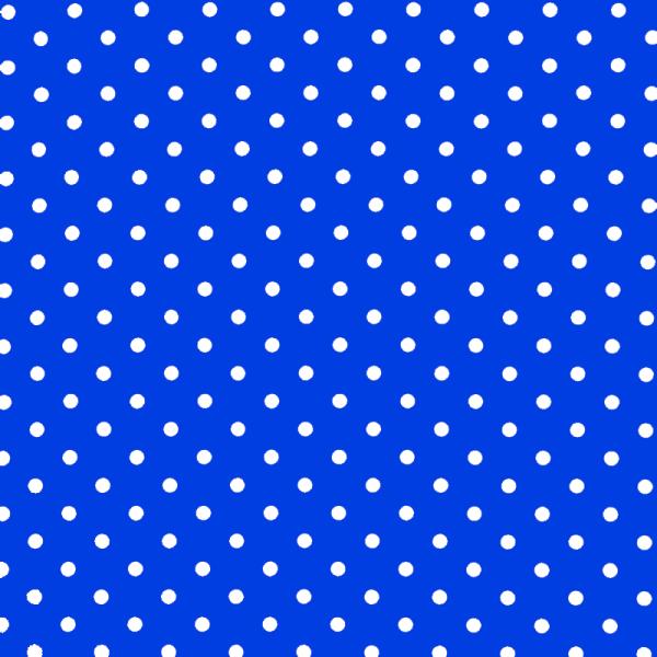 Polka Dot Fabric Cobalt / White 7mm Dots 7 mm