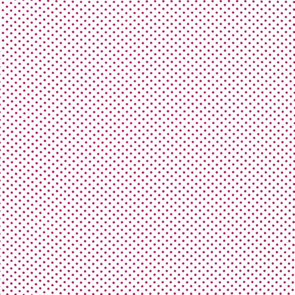 Polka Dot Fabric White / Fuchsia 2mm Dots 2 mm