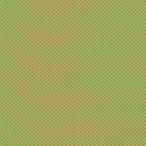 Polka Dot Fabric Lime / Orange 2mm Dots 2 mm