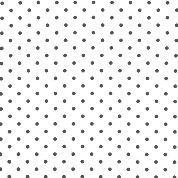 Polka Dot Fabric White / Grey 7mm Dots 7 mm