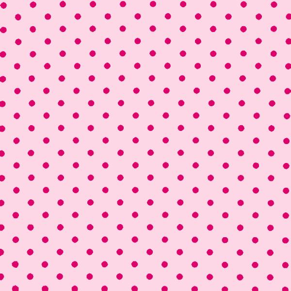 Polka Dot Fabric Pink / Fuchsia 7mm Dots 7 mm