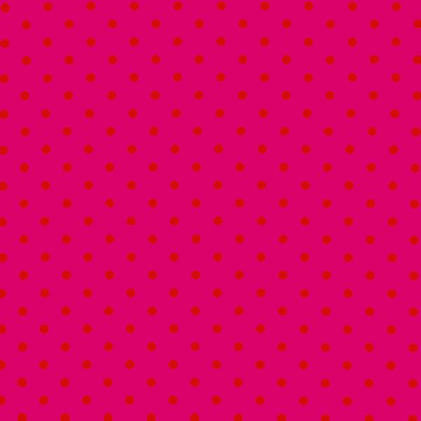 Polka Dot Fabric Fuchsia / Red 7mm Dots 7 mm