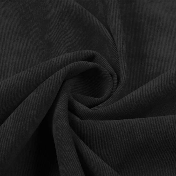 Corduroy Fabric Dark Grey (Stretch) Corduroy Fabric Stretch