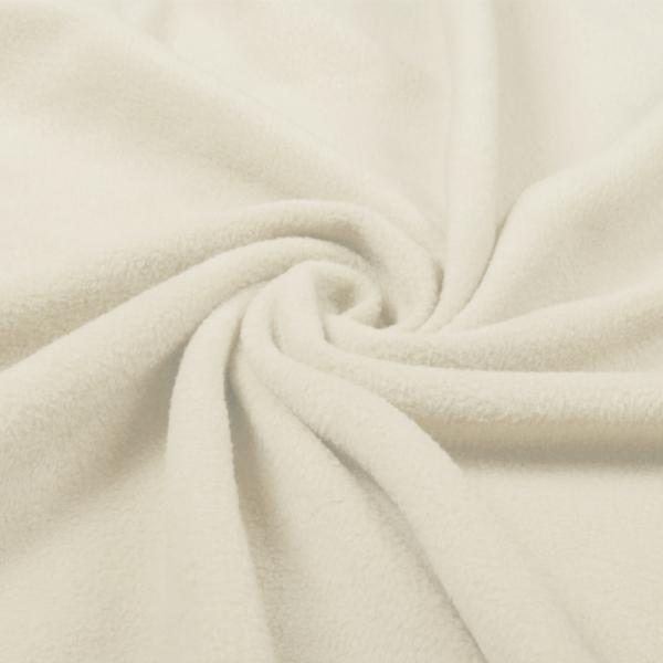 Polar Fleece Off White Polar Fleece Fabric 250 g/m2