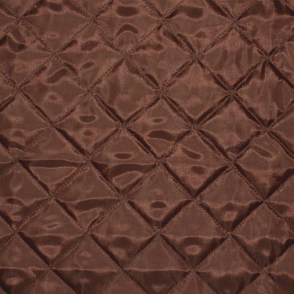 Lining Dark Brown Quilted 5cm Lining Fabric Quilted